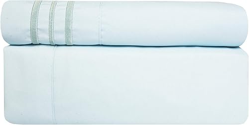 Miniatura 41 de Juego de sábanas de 1800 hilos, sábanas de microfibra cepillada suave de calidad egipcia, juego de ropa de cama de lujo con sábana encimera, sábana