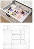Meleni Home Set of 12 Punto Drawer Organizer, Bathroom Makeup - Jewelry Organizer - Office Desktop Organizer