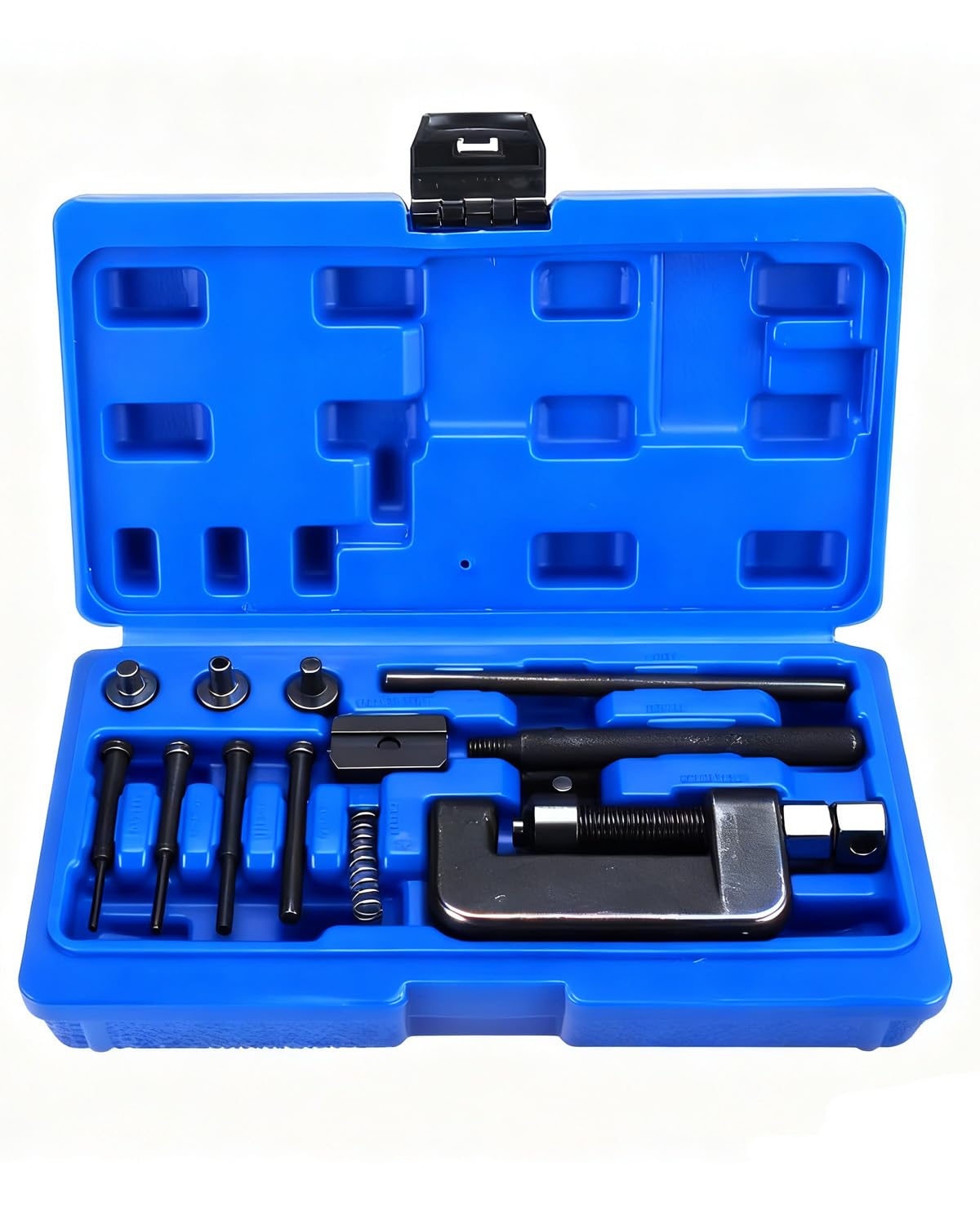 FreeTec Lot de 13 outils de rivetage pour chaînes de moto et chaînes de distribution