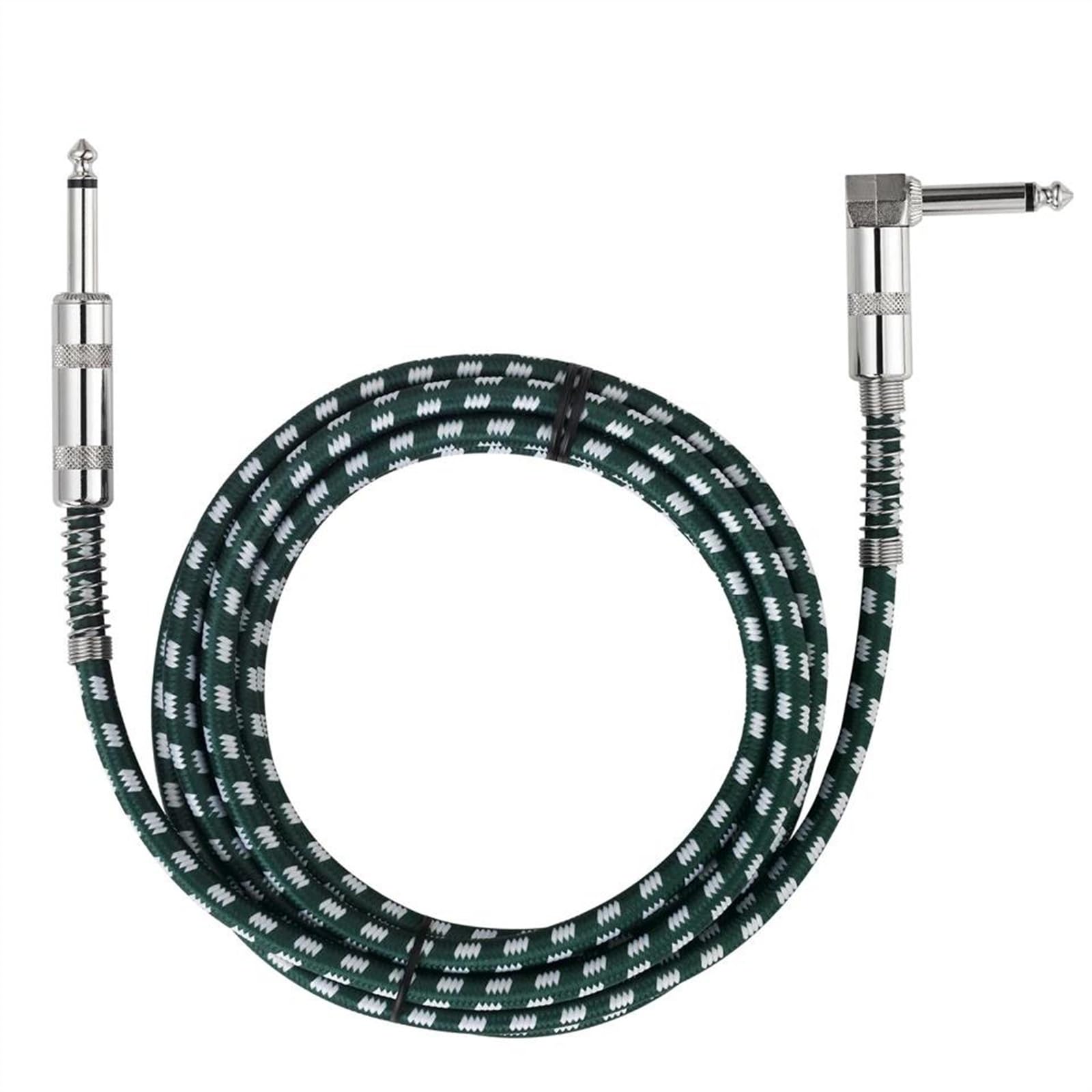 5 Szt. 6,5 Mm Jack Z Męskiego Na Męskie Instrument Gitarowy OFC Kabel Audio Z Folii I Pleciony Kabel Ekranowany Kabel do Instrumentów Gitarowych