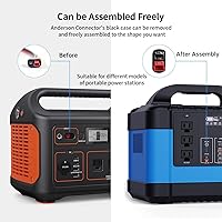 Vista 8 de Anderson - Conector a enchufe de CC, cable de alimentación CC para refrigerador de automóvil de 12 voltios, 14AWG 6.5 pies de largo (6.6 ft)