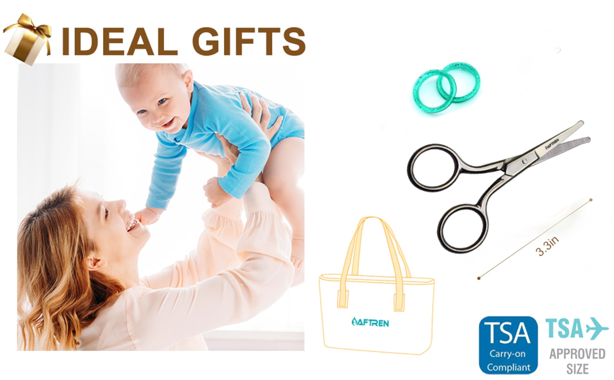 Tijeras profesionales para uñas para niños, punta redonda J2, tijeras para uñas de acero inoxidable para bebés, tijeras para uñas de los pies, uñas de los dedos, 3,5 pulgadas, color plateado