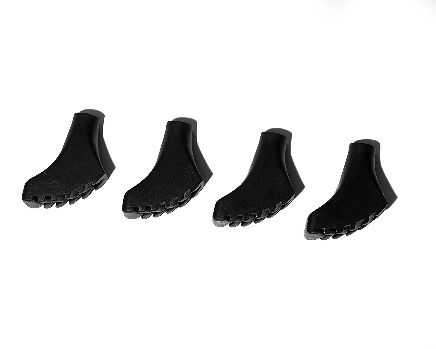 Tactical Area Extra Durable Rubber Tips & Feet: Accessories & Replacements for Trekking Poles (6 Pack)