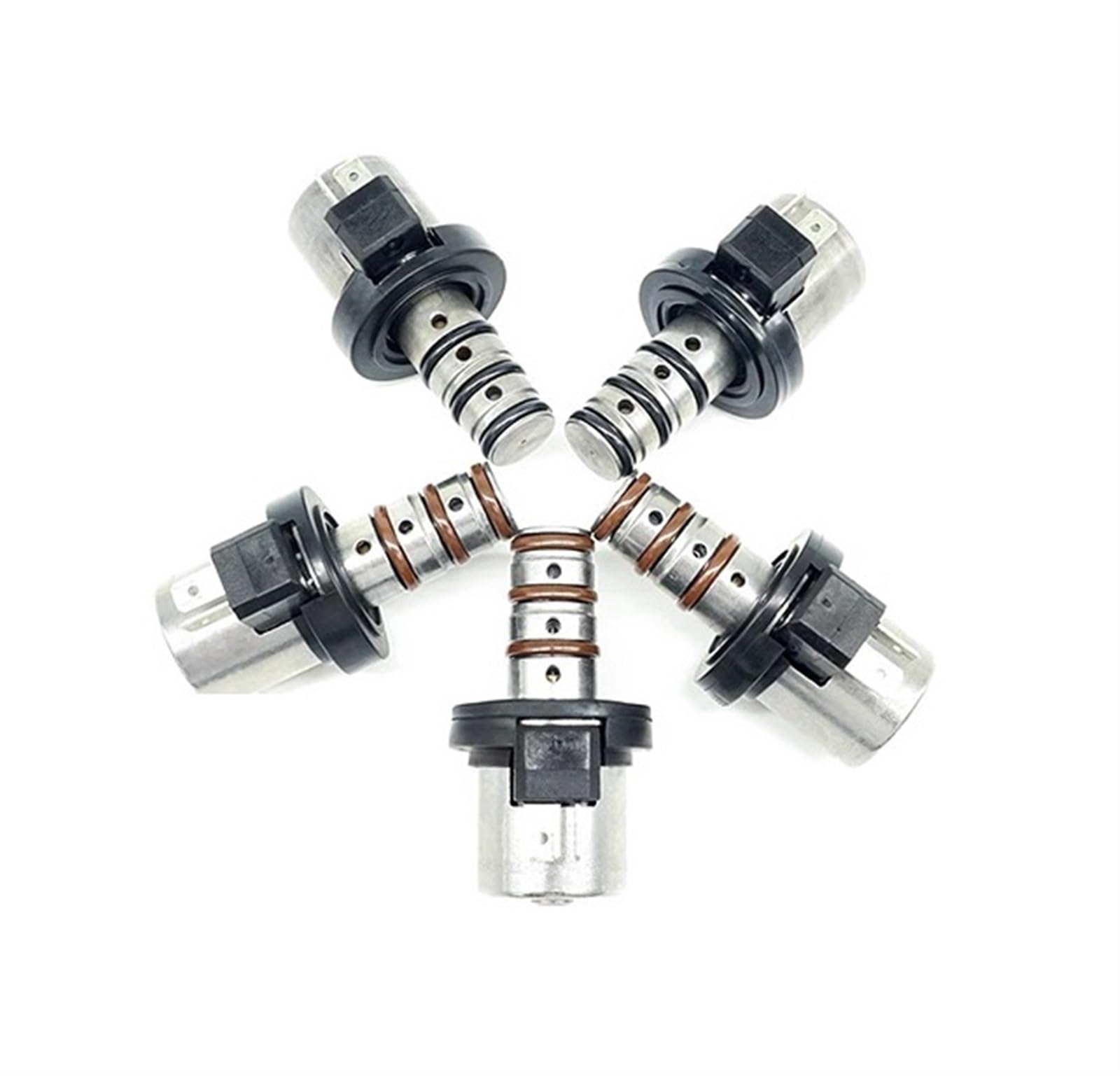 Wxnlbb One Color 46313-39051 5Pcs Transmission Shift Solenoid Compatible With Mitsubishi Compatible With Hyundai/Kia Trans Solenoid Valve