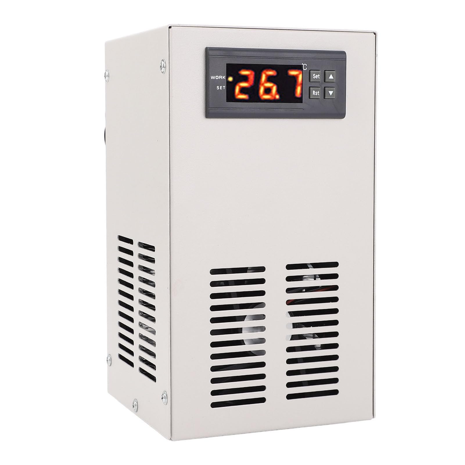 Luqeeg Enfriador de Agua para Acuarios, Enfriador de Agua Electrónico con Pantalla Digital de -55 a 120 Grados Máquina Enfriadora de Agua para 35L Pecera/Baños de Hielo/Baños de Agua