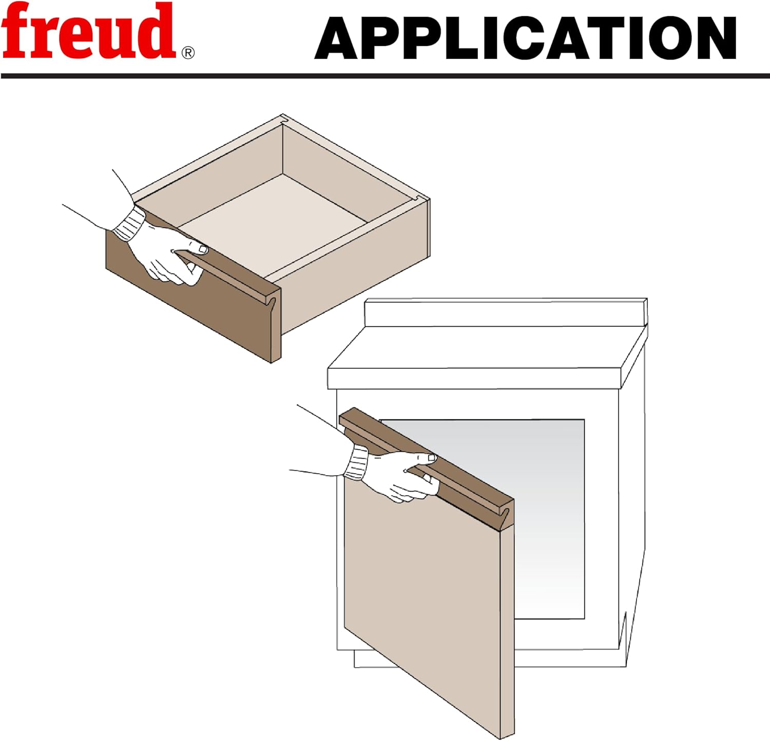 Freud 99-007: 1-27/32" (Dia.) Door Pull Bit with 1/2" Shank