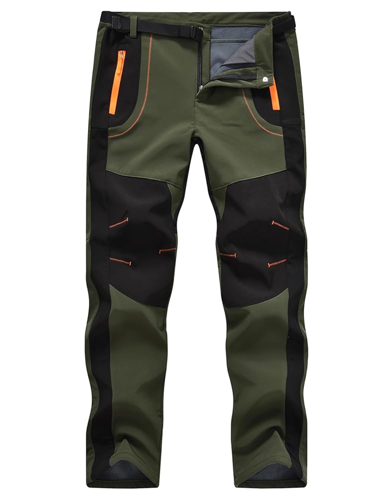Women's fleece lined pants for camping