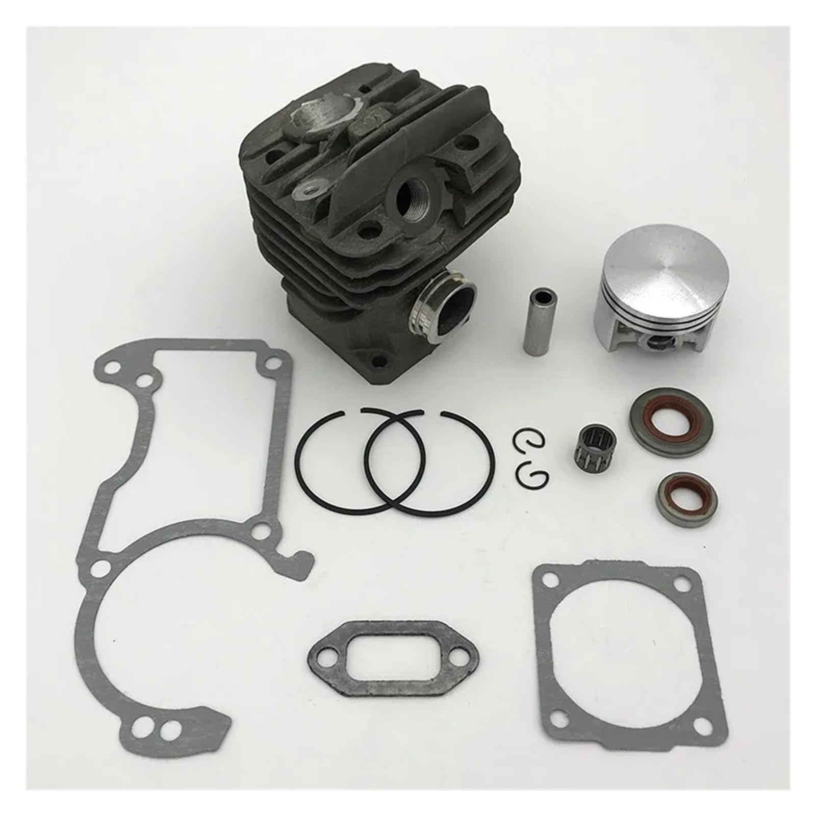Zestaw uszczelek cylindra i tłoka 44,7 mm pasujący do pił łańcuchowych Stihl MS 026, 026PRO MS260, MS 260 Big Bore, górny koniec