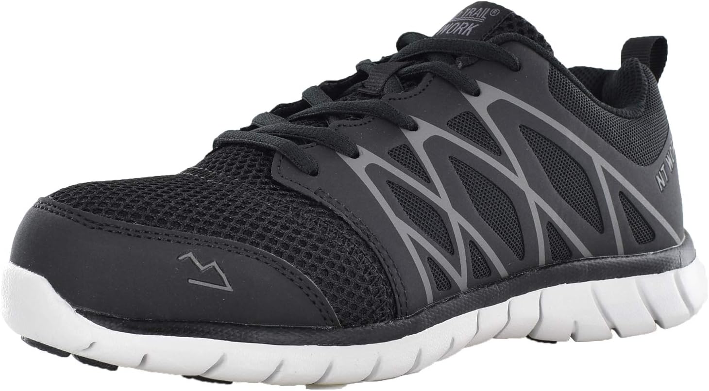 Nord Trail Vegas Alloy Toe Safety Shoes Women ASTM Certified Black/Charcoal