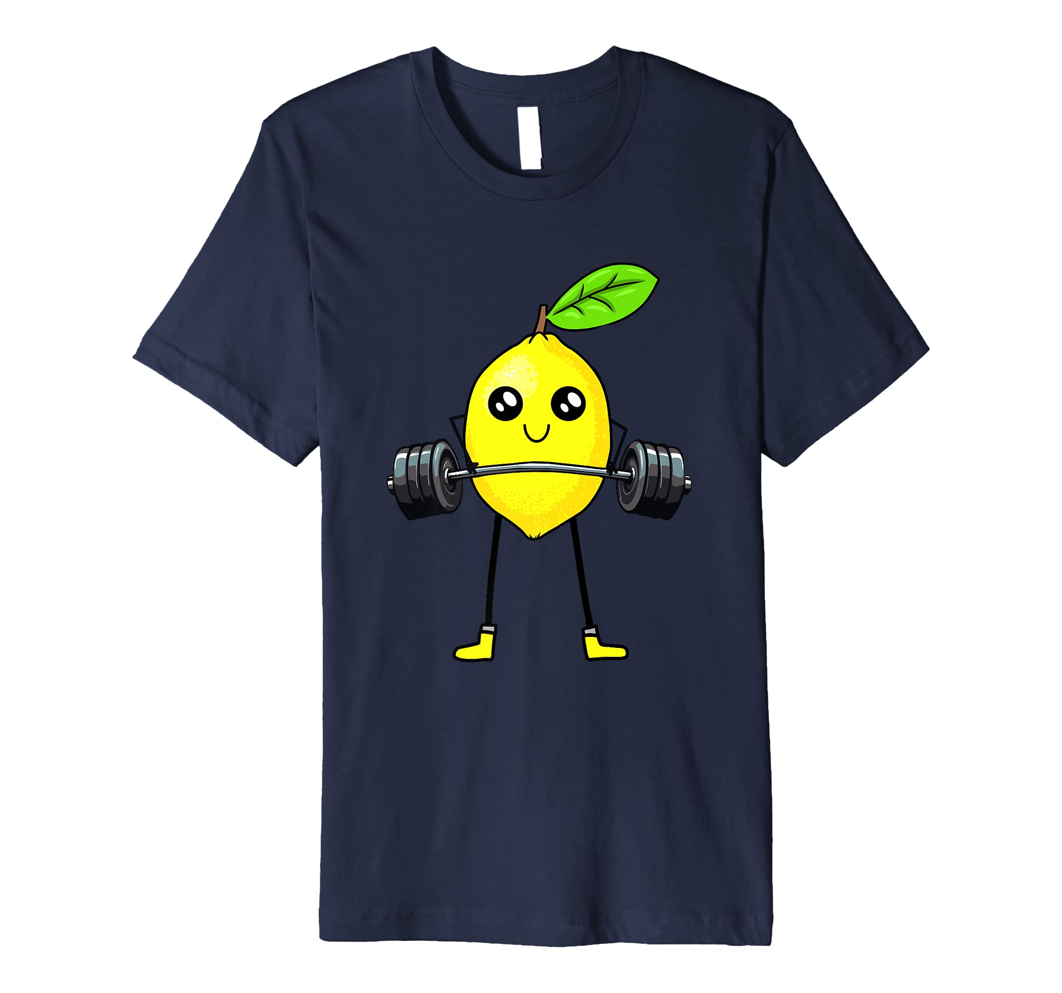 Bodybuilder Bodybuilding Lemon Weight Dumbbells Premium T-Shirt