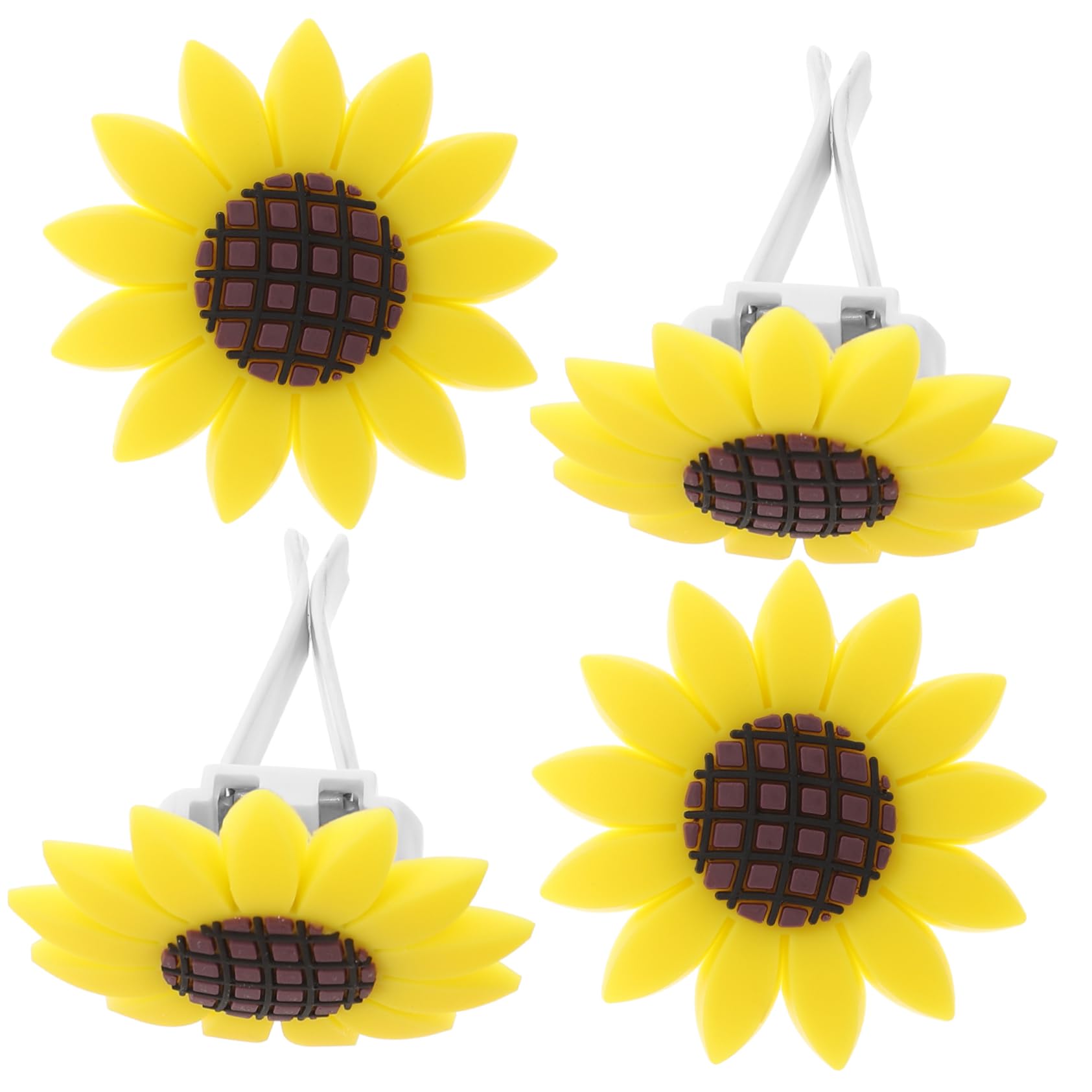 GLEAVI 16pezzi Clip Auto Sunflower Da Decorazioni Per Ventilazione Auto Profumatore Clip Design Creativo e Adorabile Per Fresco e Profumato