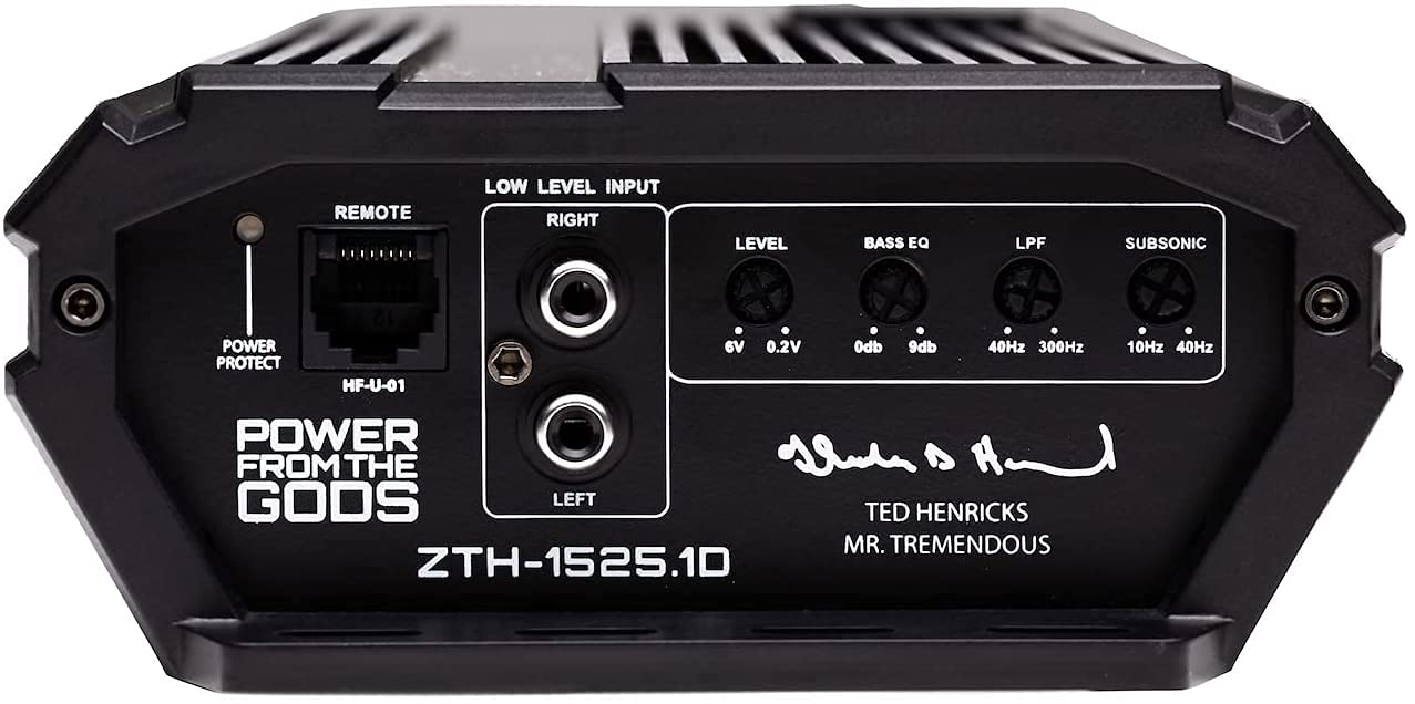 iio♡ Amazon.com: Hifonics ZTH-1525.1D Zeus Theta Compact Mono Channel