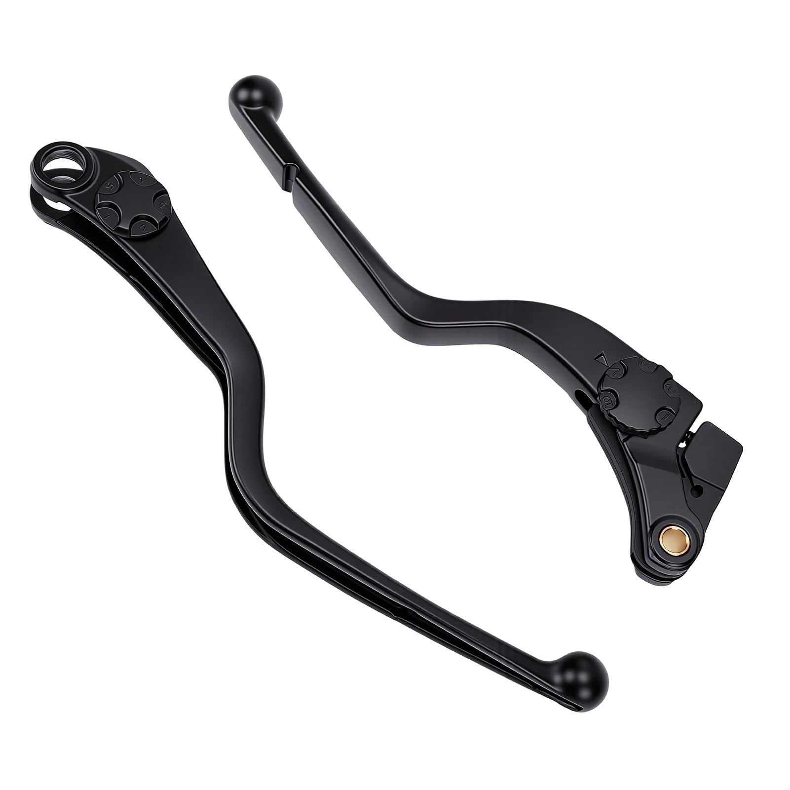 Tbest Set Leve Freno Frizione Moto, 2 Pezzi in Alluminio Anodizzato | Sostituzione OEM, Alluminio Anodizzato, Impugnatura Ergonomica, Manubrio, RA1250 RA1250S 2021-2024, RH975 RH1250S