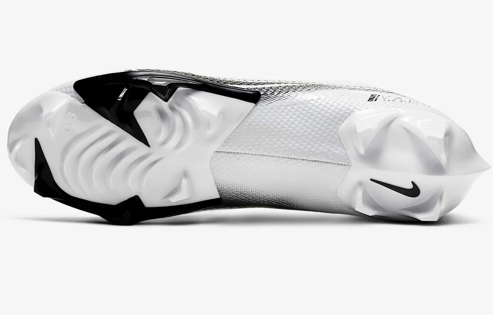 Size 10 Nike Vapor Edge Speed 360 White Football Cleats CD0082-100 - NEW Nike Vapor Edge Speed 360 Football Cleats White Black Size  main image 4