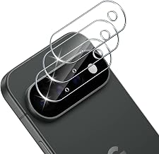 Pack of 3 Camera Protection Screen Protectors for Google Pixel 11 Pro 5G for Tempered Glass Camera, Ultra Clear 9H Hardness, Scratch-Resistant Camera Protection Glass, Compatible with Mobile