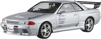 Aoshima Bunka Kyozai 1/24 The Tune Car Series No. 76 HKS Kansai BNR32 Skyline GT-R 1990 Nissan Plastic Model
