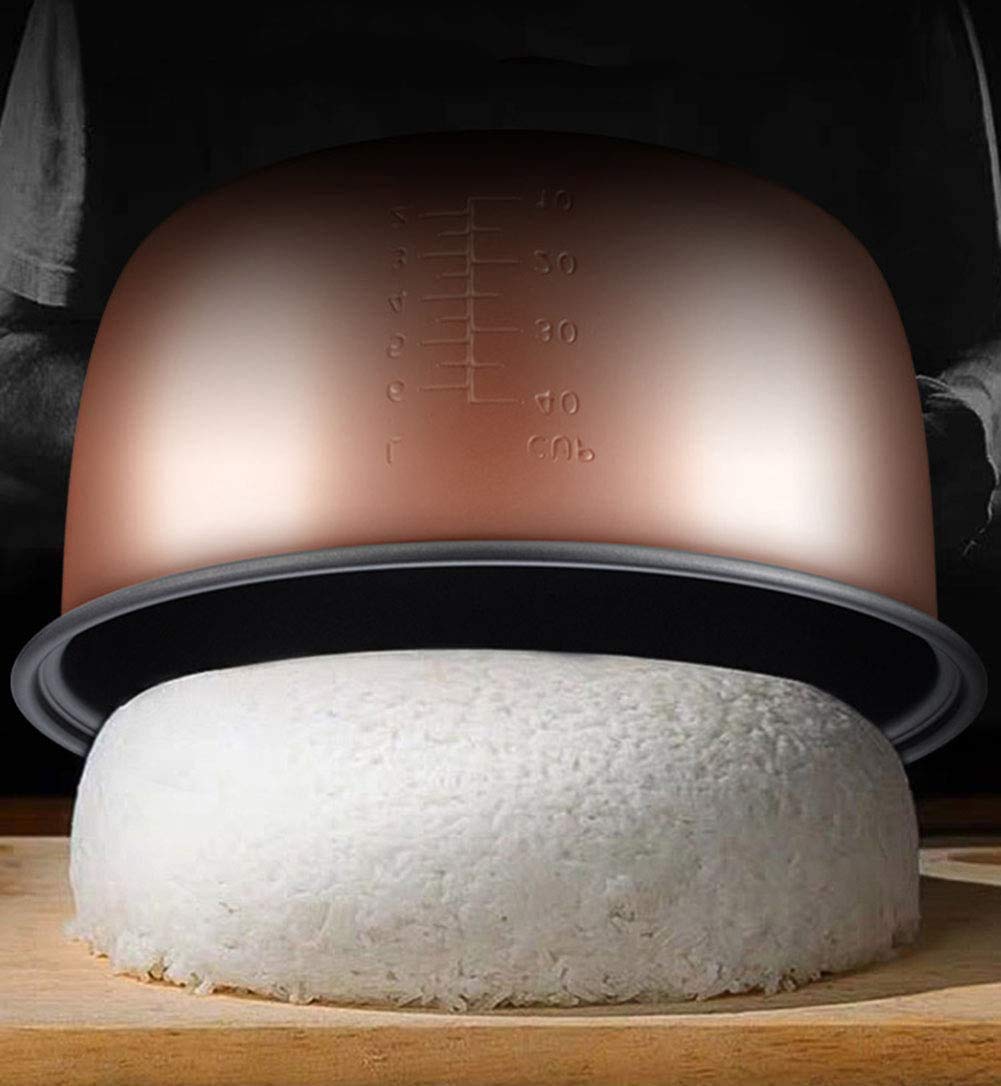 Cuociriso Elettrico 10-18L di Grande Capacità, Pentola Interna Antiaderente, Cottura Automatica, Pulizia Facile, Tenere in Caldo
