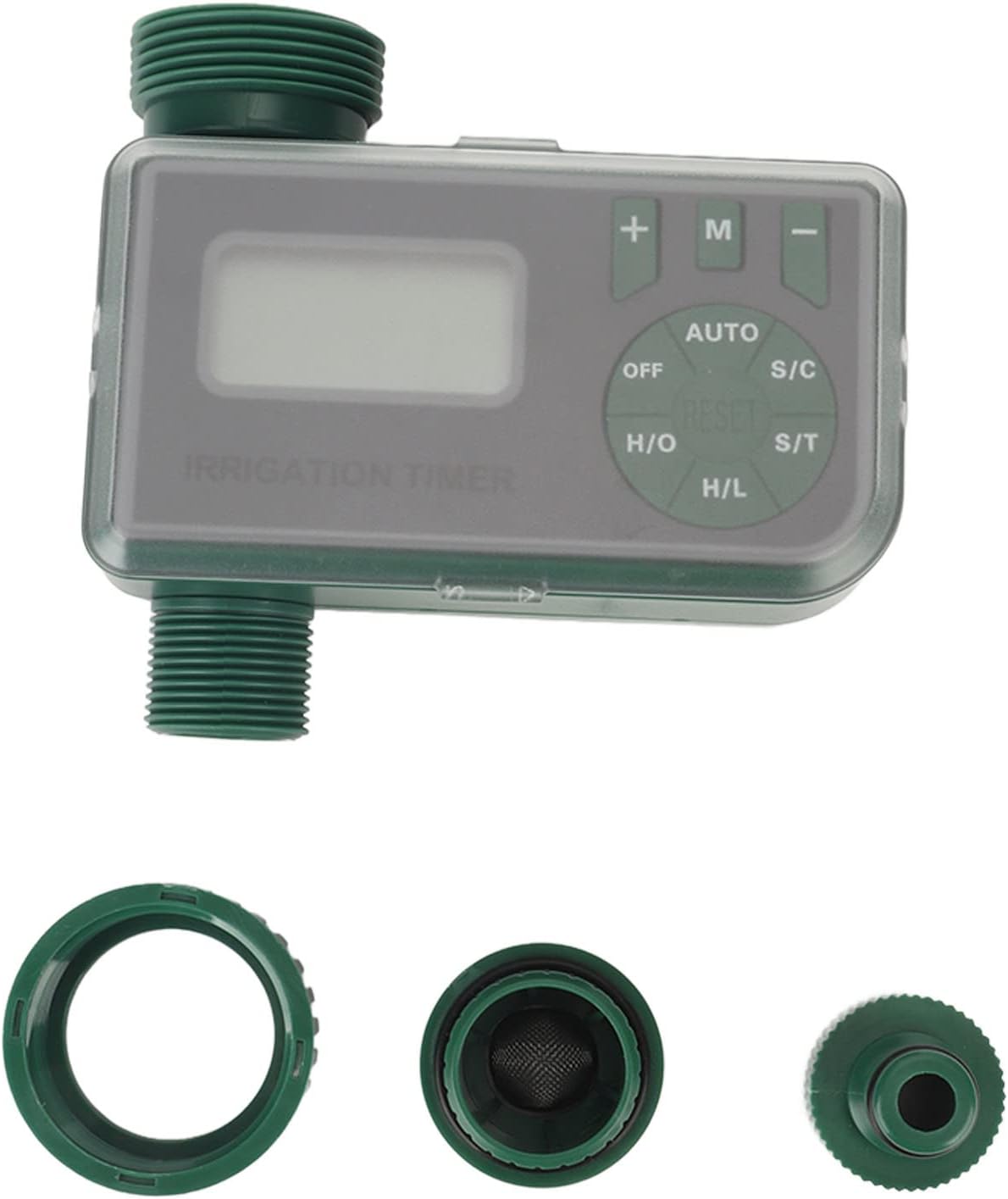 Sprinkler Timer, Outdoor Digital Water Timer, Green Leak Proof G3/4 External Thread