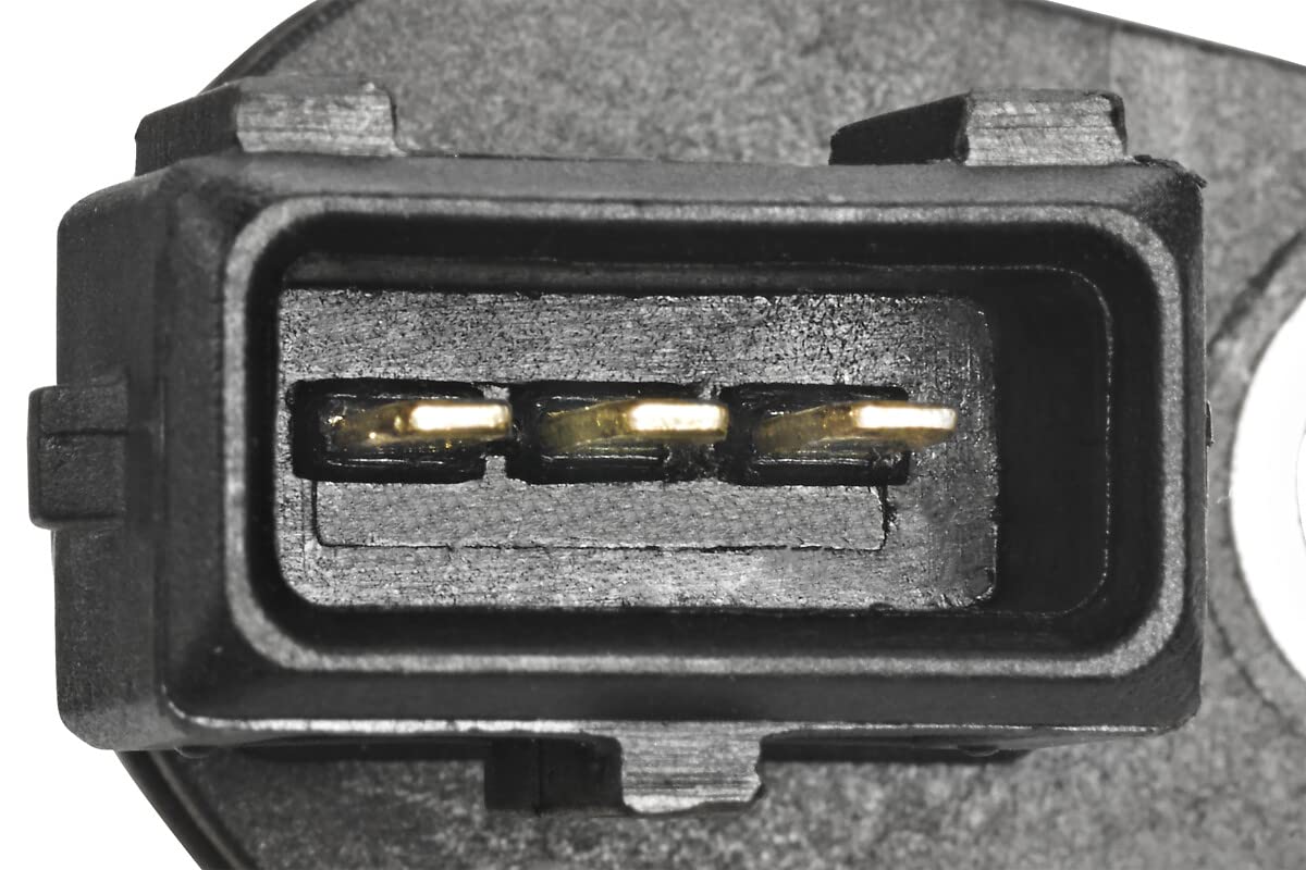 Sensor De Cigüeñal VALEO 254046 – Inductivo, 3 Pines, Conector Angular, Longitud Sonda 24 Mm
