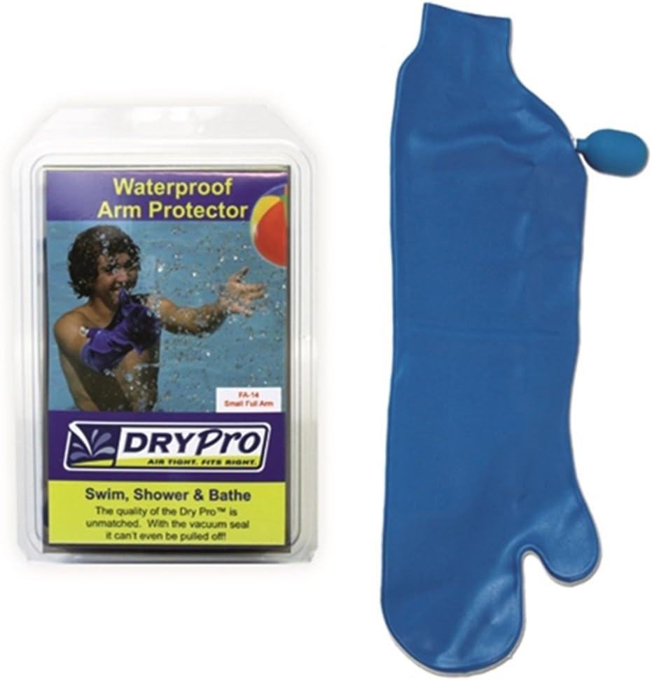 DryPro Waterproof Vacuum Sealed Full Arm Cast Cover, Small