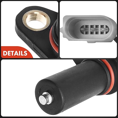 Miniatura 7 de A-Premium Sensor de posición del cigüeñal del motor compatible con Volkswagen Jetta 2000-2003, Beetle 2000-2005, Golf 2000-2004, CrossFox 2011, 1.6L