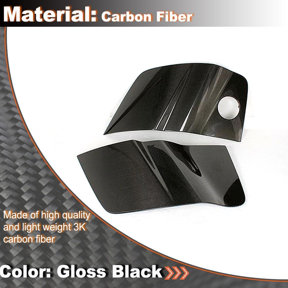 Real Carbon Fiber Side Fender Vent Cover for Audi R8 2008-2015 V8 V10 Coupe Car Side Door Fenders Side Blades Panels Vent Cover Trim Body Kits Factory Outlet