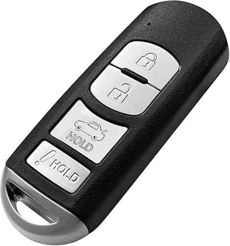 Miniatura 3 de Repuesto para Mazda 3 6 Miata MX-5 2016 2017 2018 2019 Control remoto WAZSKE13D01 4 botones 315MHz