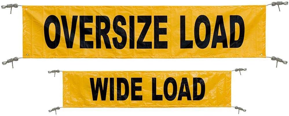 Keeper - 18" x 84" Reversible Oversize/Wide Load Banner with Grommets