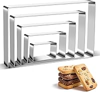 Vista 23 de Cortador de galletas de flores, paquete de 5..