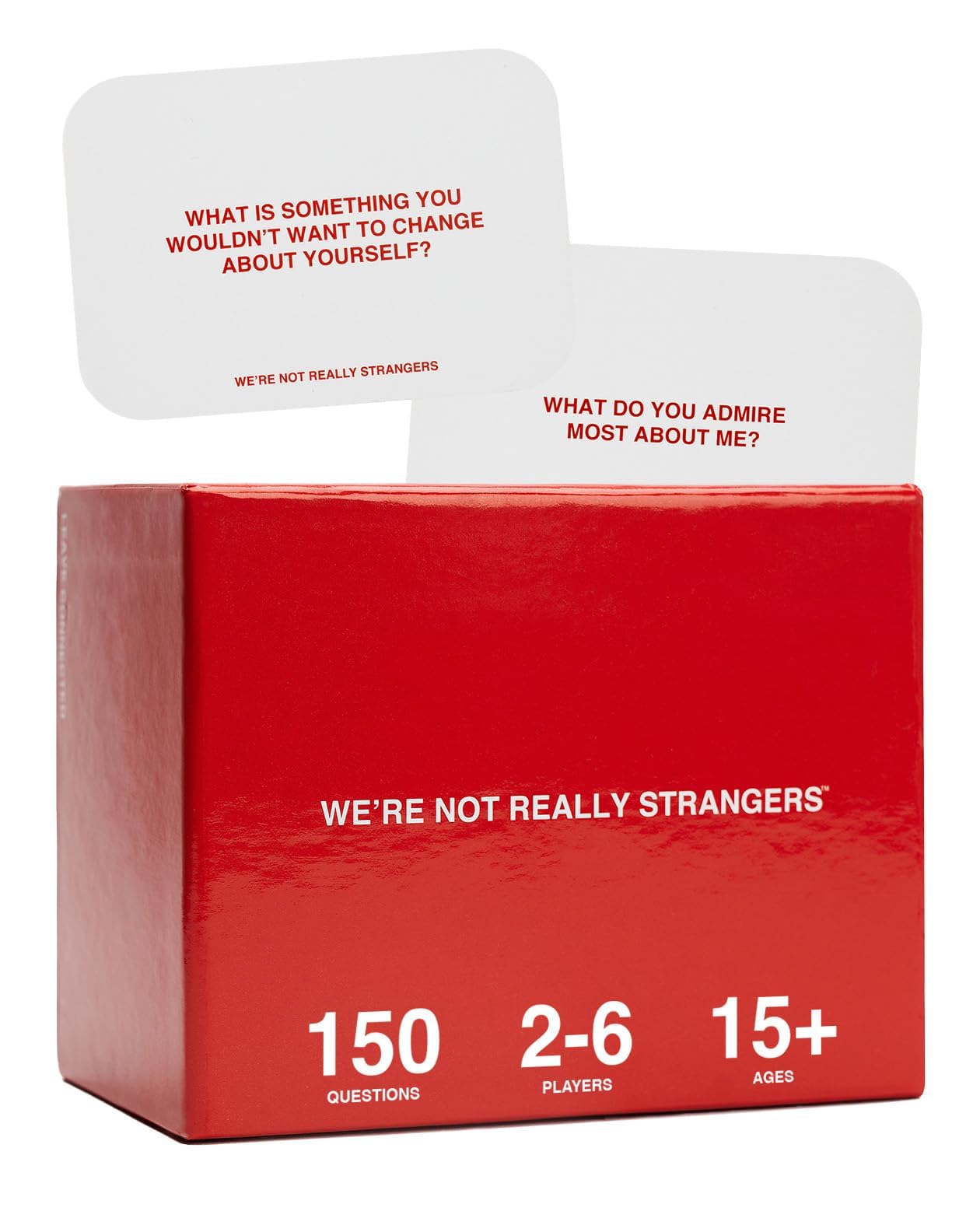 WE'RE NOT REALLY STRANGERS Card Game, Conversation Card Game for Adults