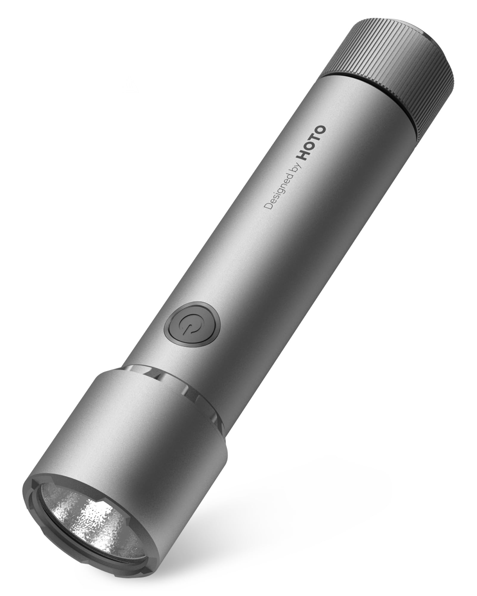 HOTO Lampe Torche LED Ultra Puissante, Lampe Torche Tactique Puissante | 2300 Lumens Lampe de Poche Rechargeable, Avec Batterie Remplaçable, 5 Modes D'éclairage pour Camping Randonnée, et Urgences