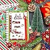 VIVIQUEN 24 Pack Double-Sided Christmas Paper, 12x12 inches Classic Red Green Textured Scrapbook Paper for DIY Crafts & Decor #3