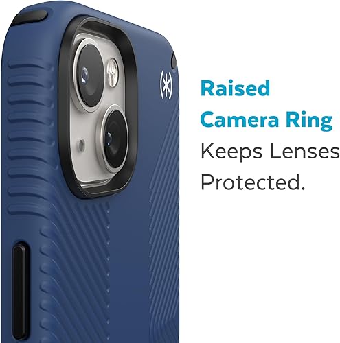 Miniatura 4 de Speck Presidio Grip 2 - Funda para Apple iPhone 14 y iPhone 13, color azul costero