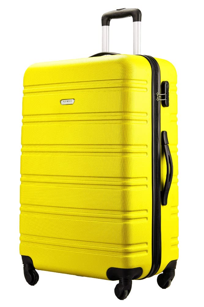 24" Medium Suitcase Lightweight Luggage 4 Wheel Spinner Travel Case Trolley ABS Hold Check in
