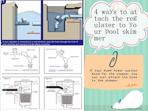 Miniatura 5 de VINGLI - Aspiradora automática para piscina enterrada, con ventosa de limpieza, Azul marino