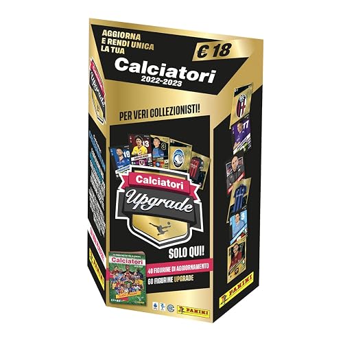 Calciatori Panini 2022-2023 Upgrade Blaster Box [40 Figurine di Aggiornamento + 60 Figurine Speciali]