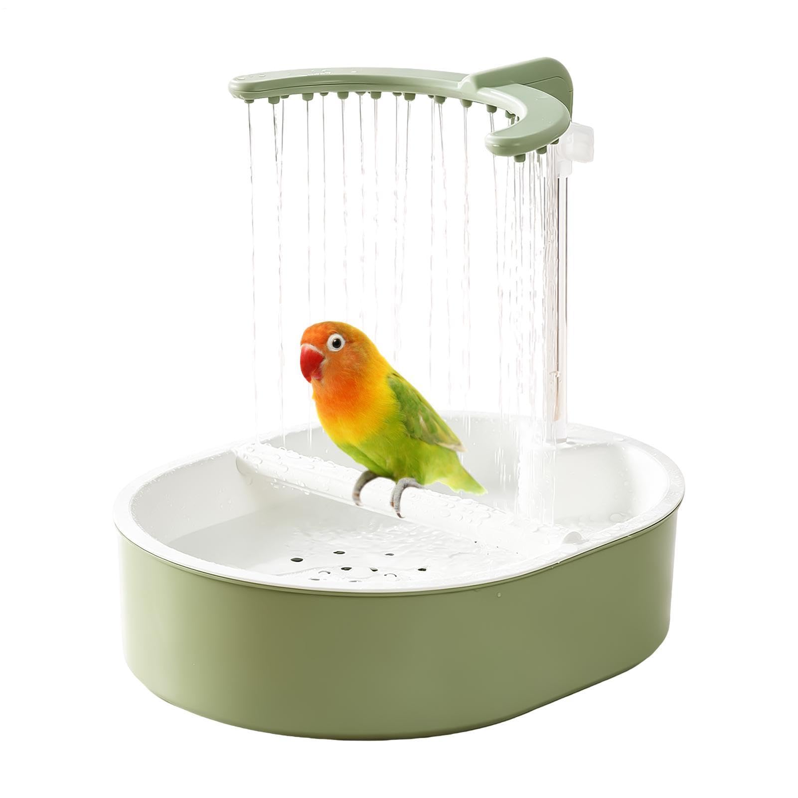 Automatic Bird Shower with Circulating Water – USB Powered Parrot Bathtub