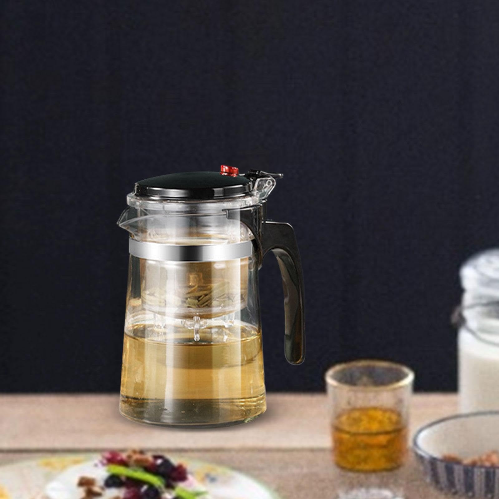 Tetera de Vidrio con colador de té, Tetera, Taza de té para té de, Cocina, 900ML