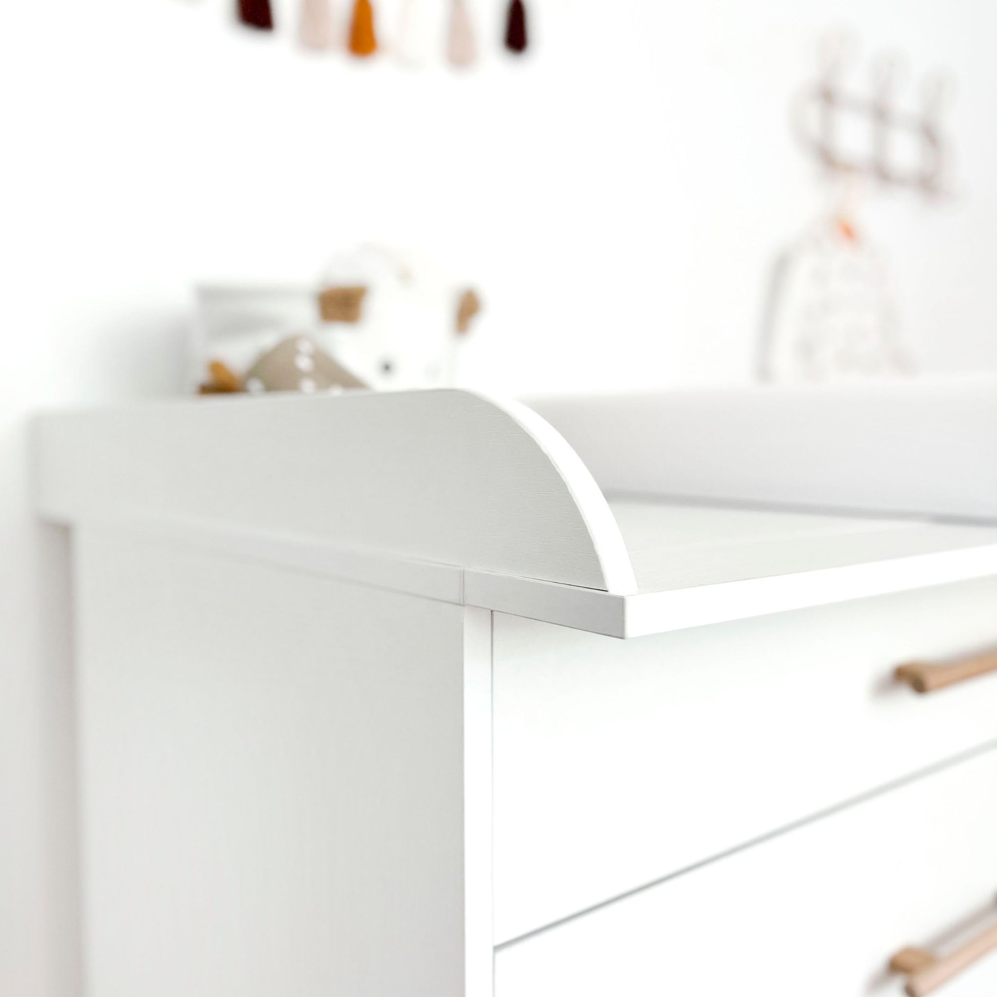 ATB Table a Langer Bebe ILA - Commode Chambre Enfant - Compacte Enfant Meuble de Rangement - Commode a Langer Bebe - Réalise Chambre Bebe Complete avec Un Lit - Baby Tables à Langer - Plan à Langer