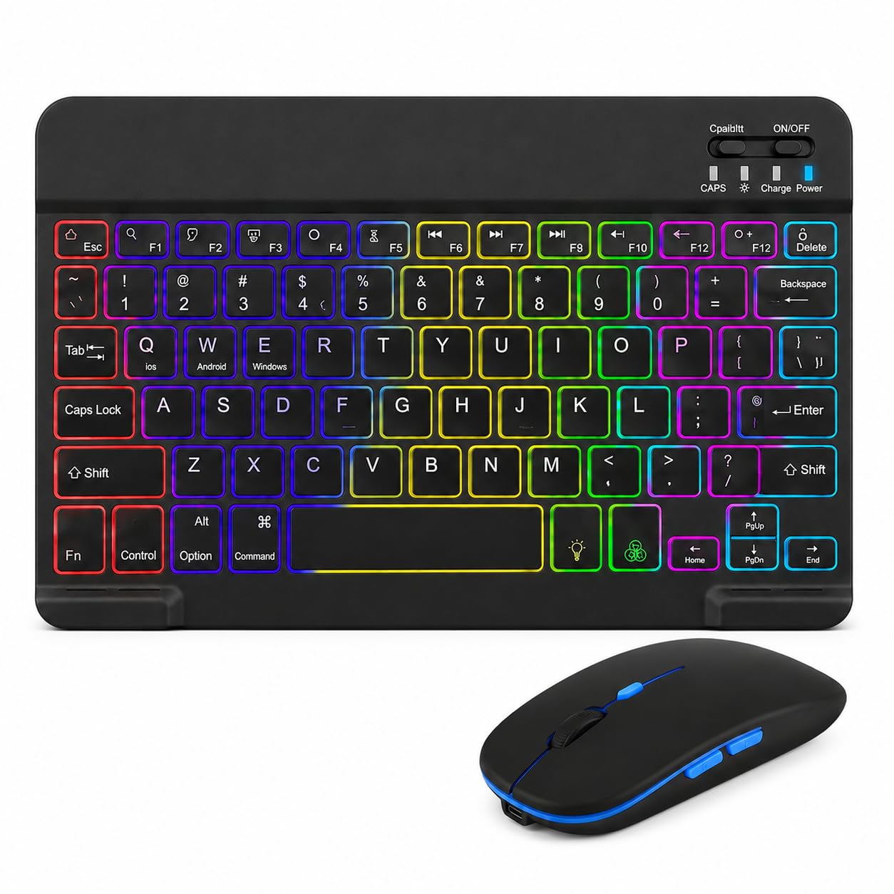 Teclado y mouse inalámbrico silencioso para trabajar sin ruidos 8