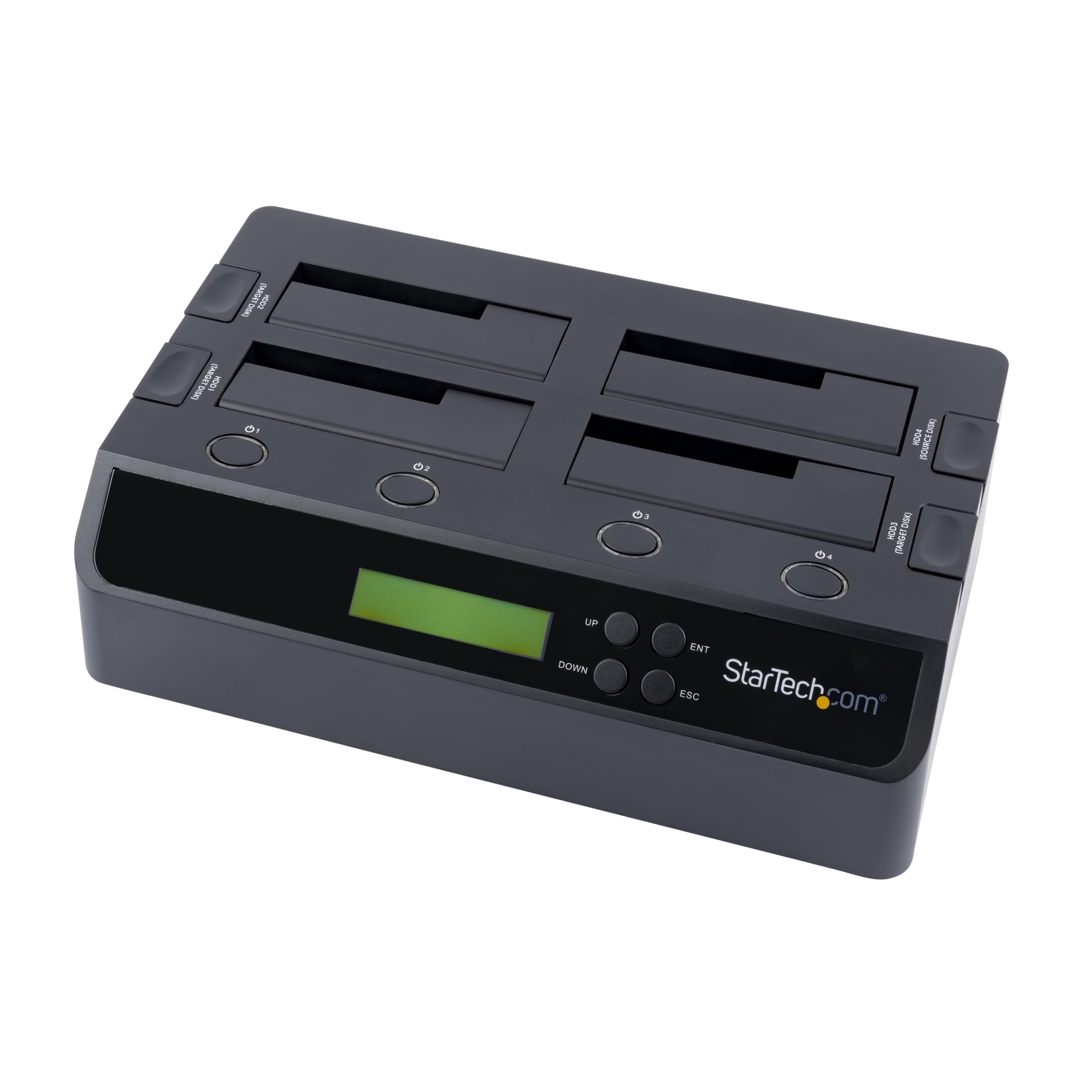 StarTech 4 Bay Festplatten Kopierstation USB 3.0 / eSATA auf SATA - HDD 1:3 Duplikator - Standalone Festplattenkloner