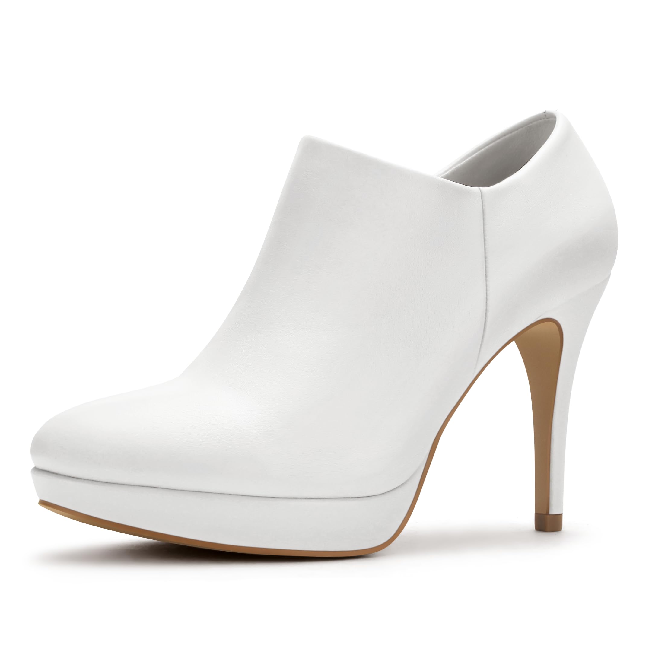 Women's Platform Booties Stiletto Ankle Boots High Heel Booties Winter Dress Shoes