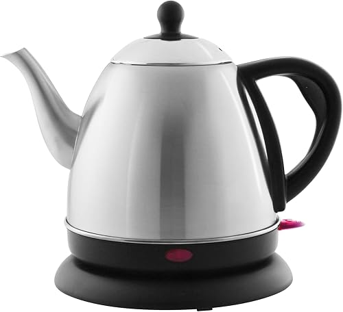 Miniatura 4 de Chantal Hervidor eléctrico, serie Royale, 32 onzas, acero inoxidable sin BPA, protector de hervir y secar, boquilla multiusos (cobre)