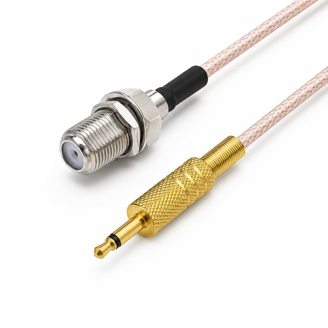 Cavo di prolunga per antenna da 3,5 mm, tipo F femmina a 1/8" maschio da 3,5 mm