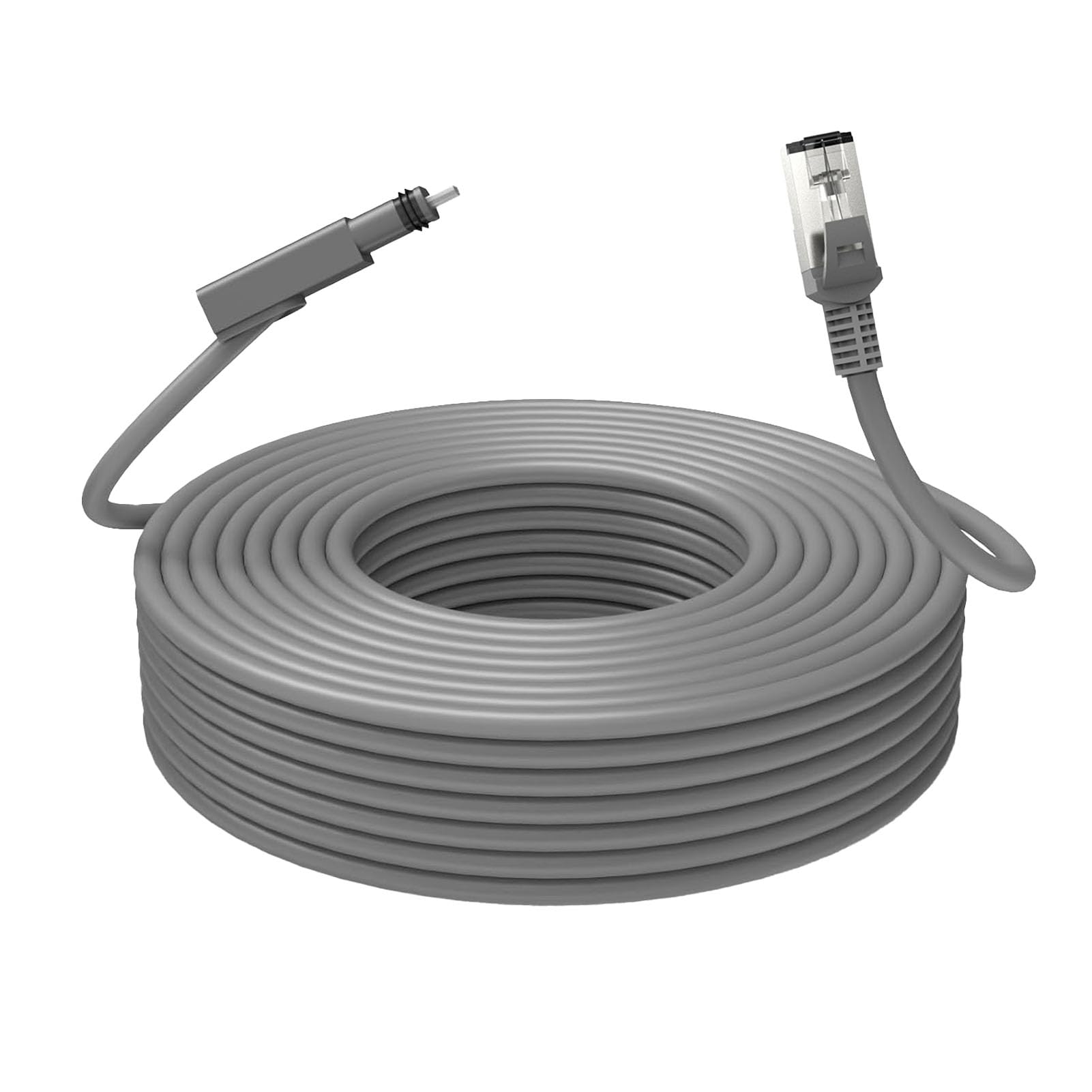 FTVOGUE Cavo Sostitutivo Satellitare Rettangolare, Prolunga a Attivazione Standard per Antenna Parabolica Internet Gen 2 V2, Installazione Semplice Connettività Stabile Trasmissione a 1200 Mbps (100