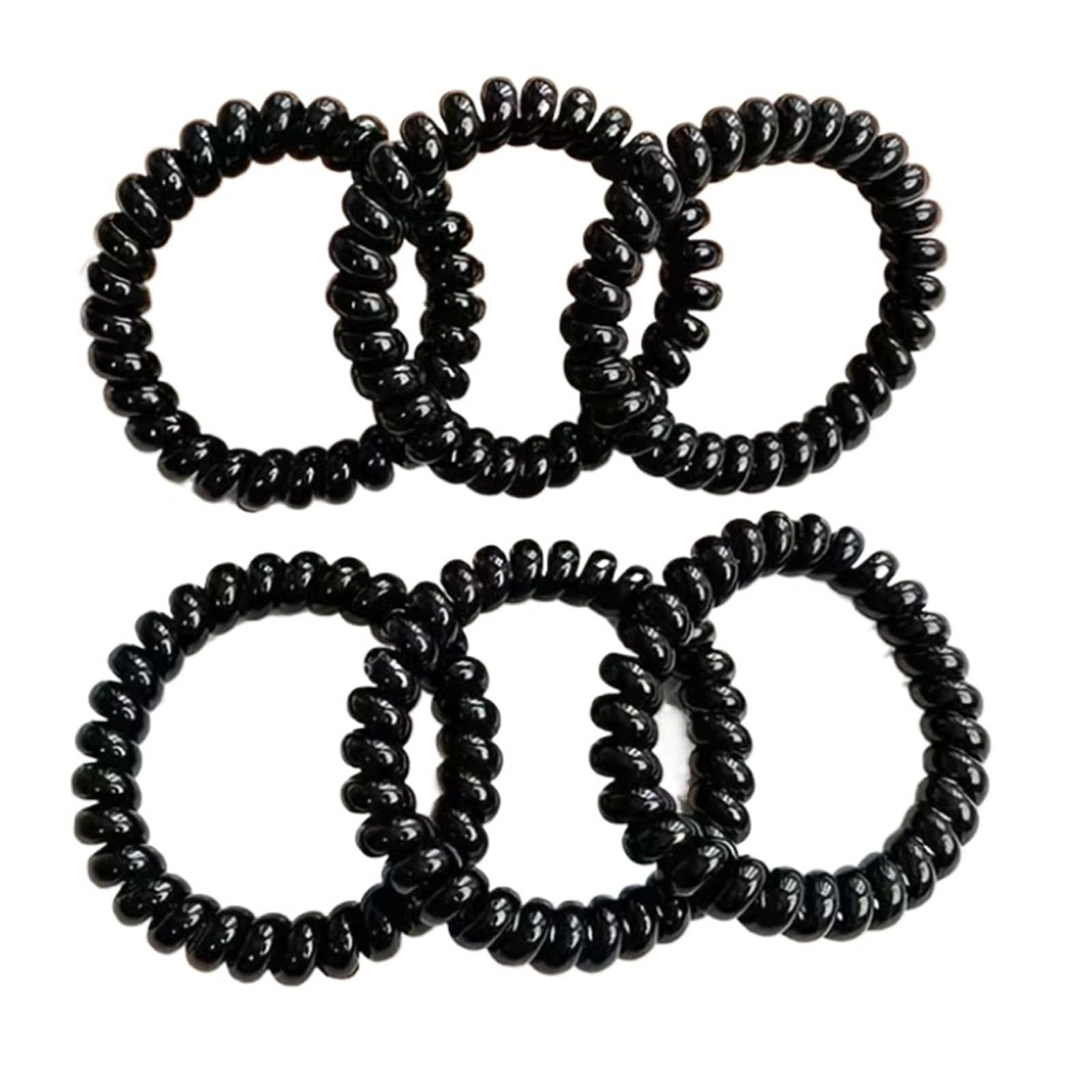 Elastici Capelli Ricci Fascia elastica for capelli in filo telefonico trasparente