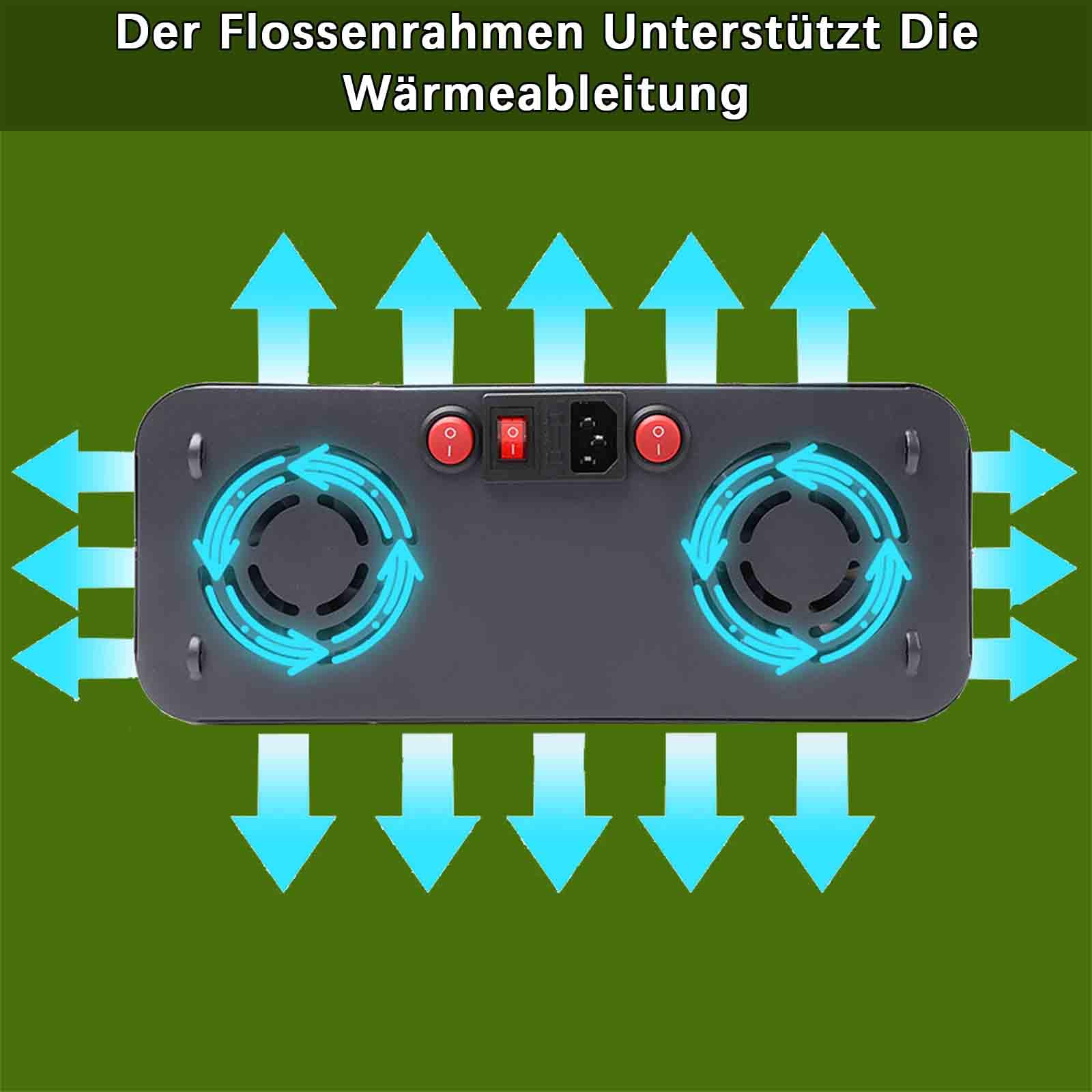 Led-lamp met volledig spectrum, 600 W, UV, IR voor kamerplanten, 3 groeimodellen, PPFD 1000 umol/s/㎡ voor tuin, bloemen, zaailingen