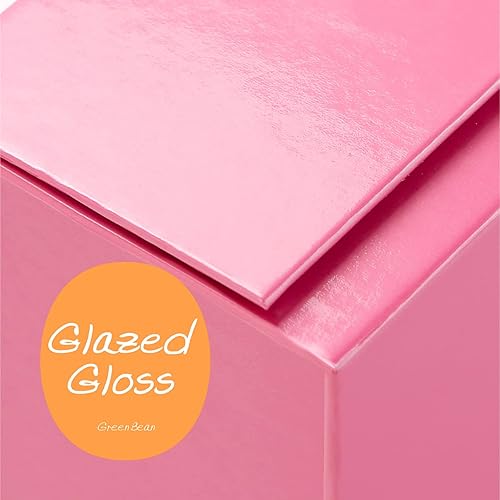 Miniatura 4 de GREEN BEAN 5 cajas de regalo de 11 x 7.8 x 2.3 pulgadas, cajas de regalo rosas con tapas, cajas de regalo para camisas, cajas de regalo magnéticas