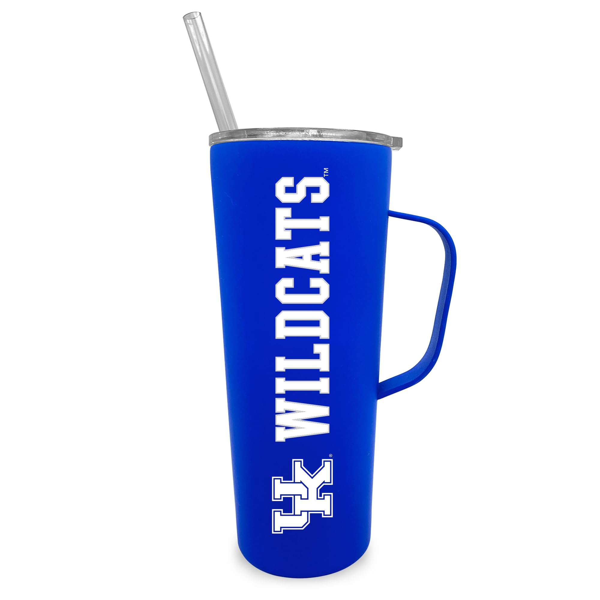 The Fanatic Group University of Kentucky 20oz Stainless Steel Roadie with Straw - Blue