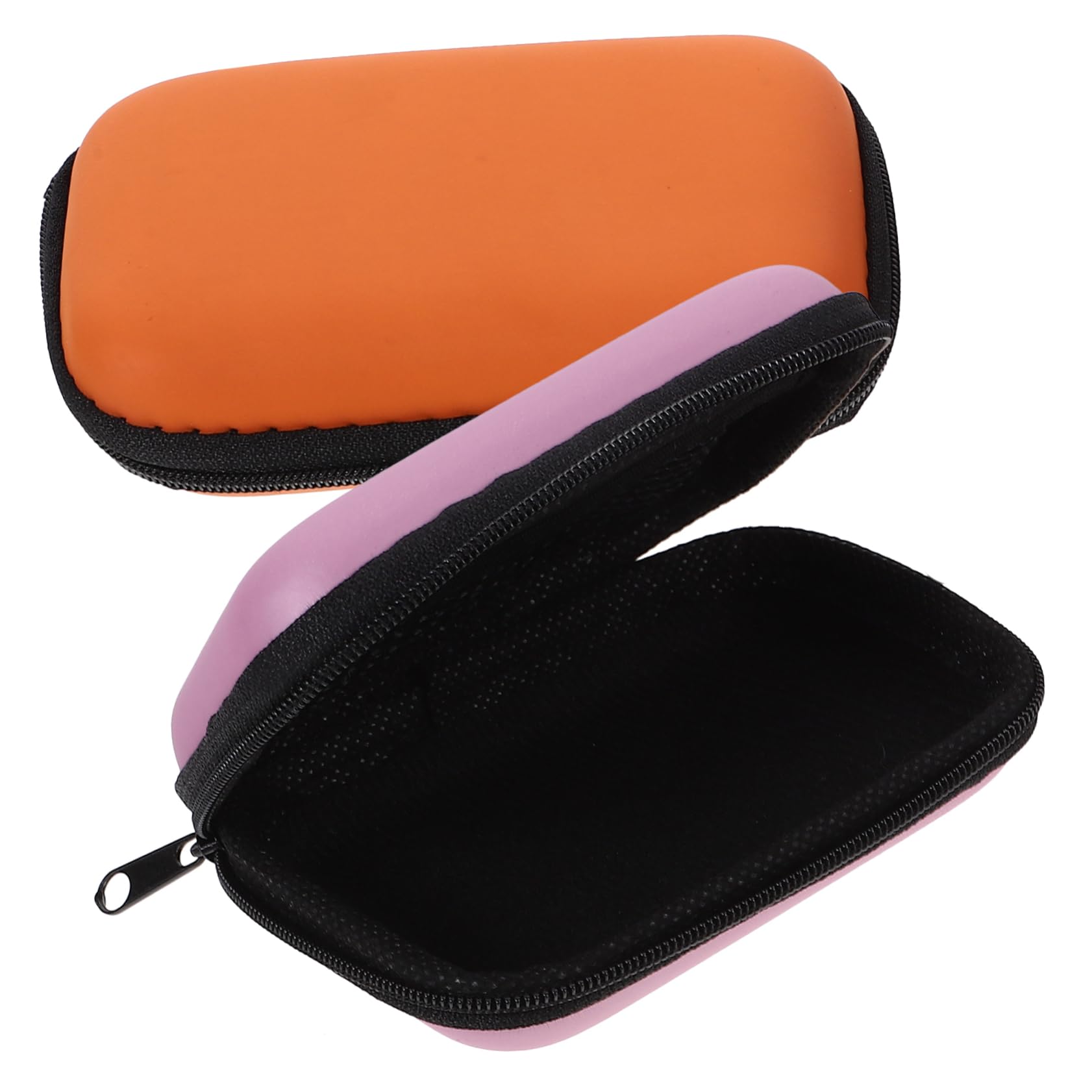 SEWACC 2pcs Portable Hard Drive Case Durable Protective Box for Travel Accessories Compact Carrying Case for Electronics Easy to Clean Organize